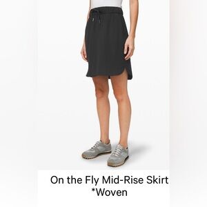 lululemon On The Fly Mid-Rise Skirt *Woven